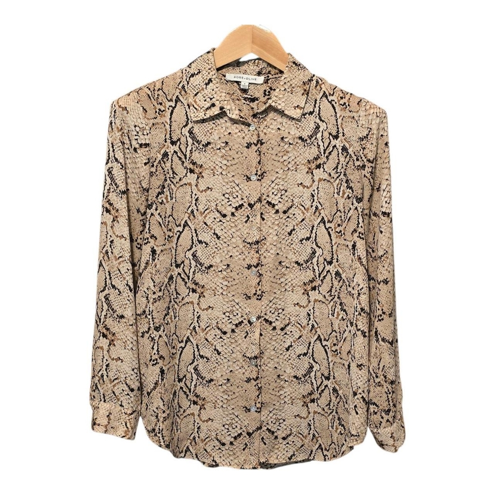 Rose & Olive Women's Tan Blouse